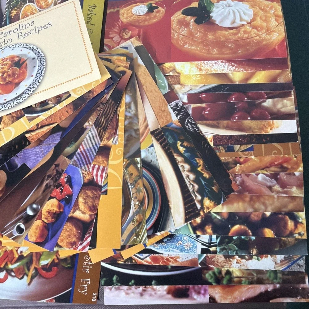Vintage Recipe Cards Lot North Carolina Sweet Potato Recipes‎ 80 Pack Cooking